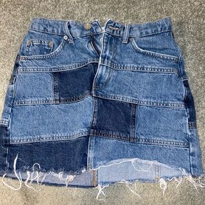 BDG jean skirt